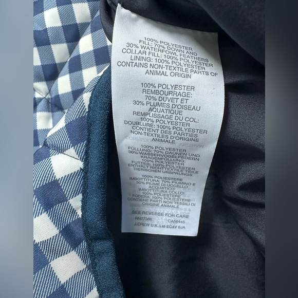 J. Crew quilted check vest - Picture 4 of 4